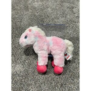 Ganz Webkinz Lil Kinz Cotton Candy Pony Small Pink Excellent Retired Plush Toy